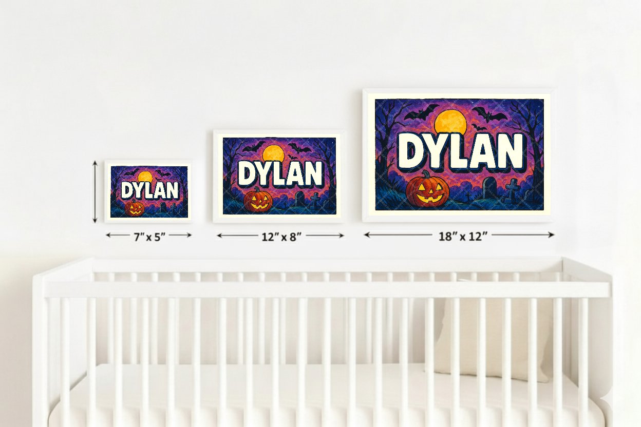 Personalized name art for Dylan