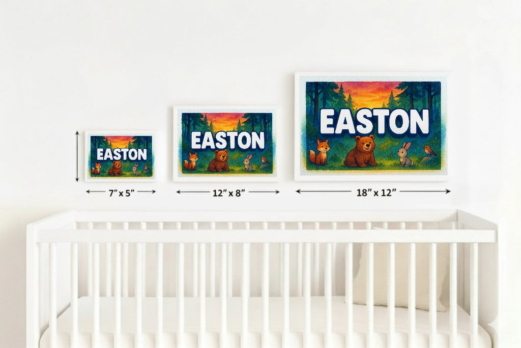 Personalized name art for Easton