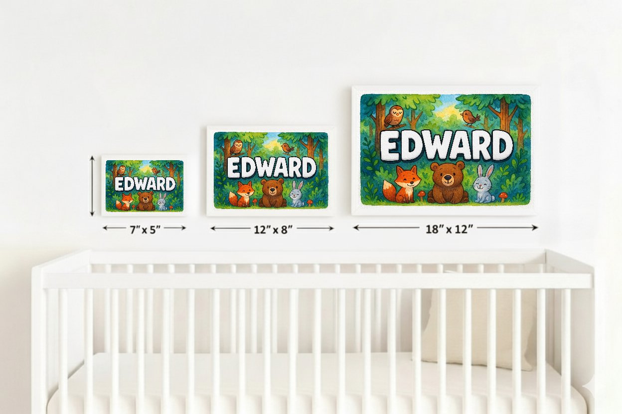 Personalized name art for Edward