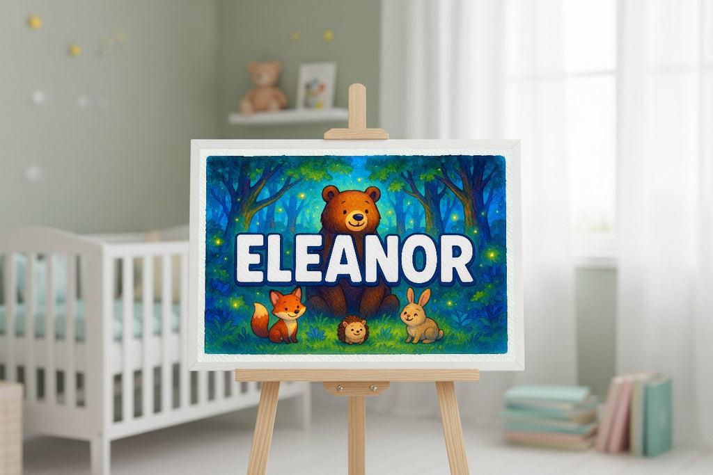 Personalized name art for Eleanor