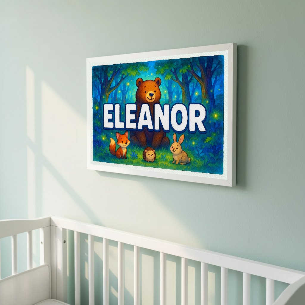 Personalized name art for Eleanor