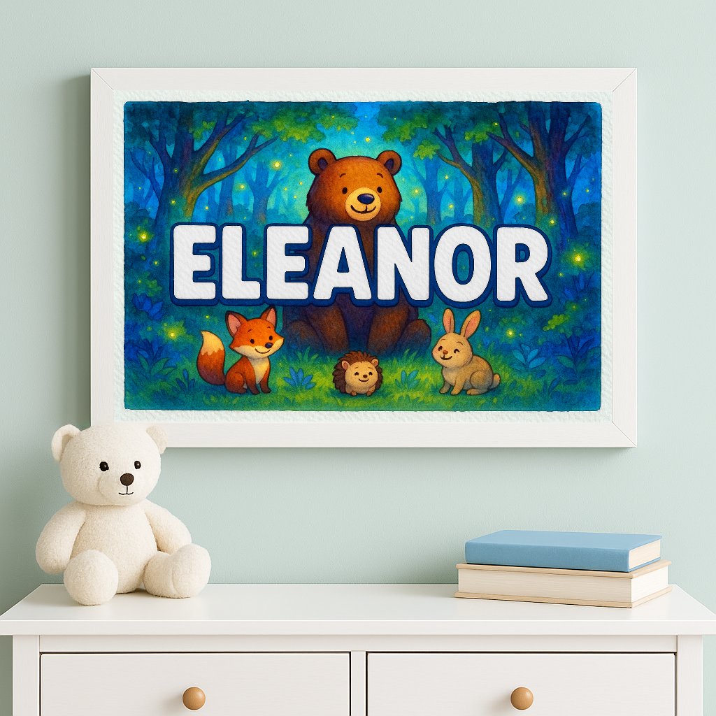 Personalized name art for Eleanor