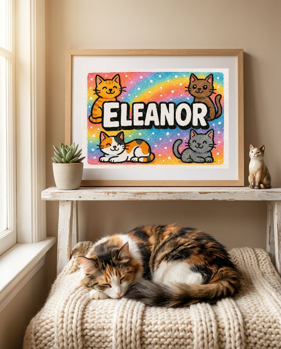 Personalized name art for Eleanor