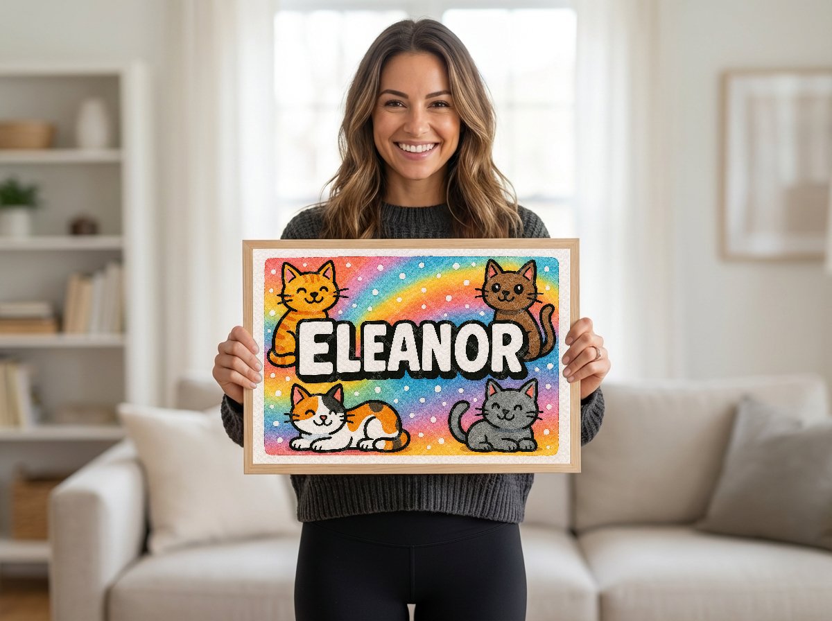 Personalized name art for Eleanor