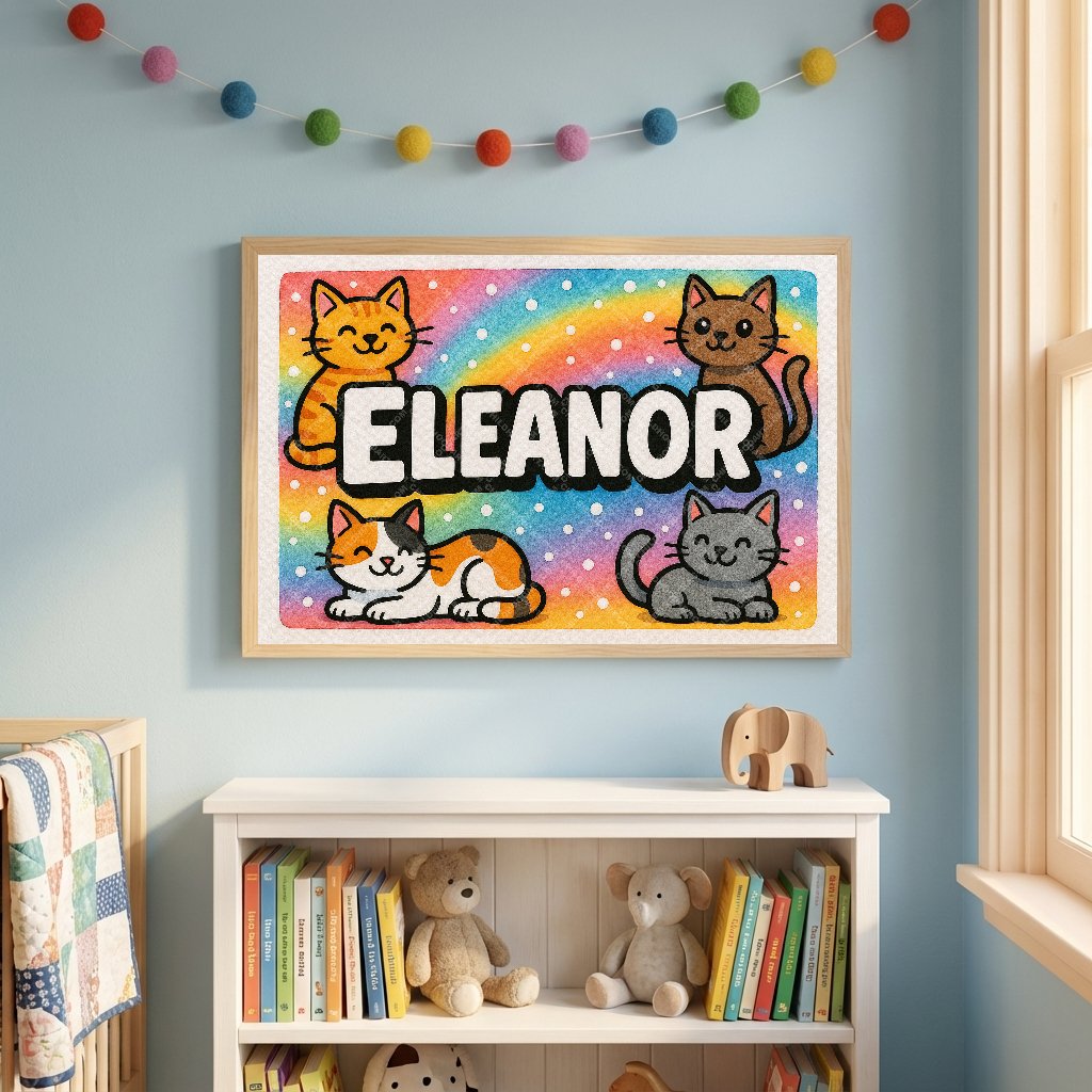 Personalized name art for Eleanor