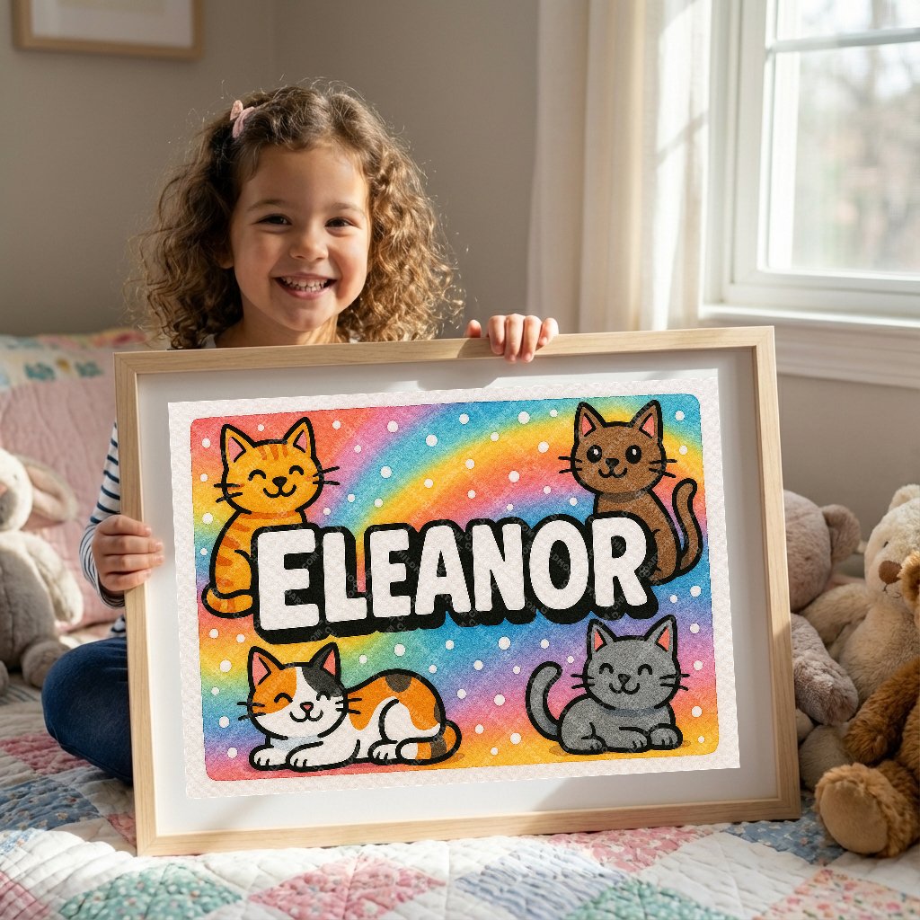 Personalized name art for Eleanor