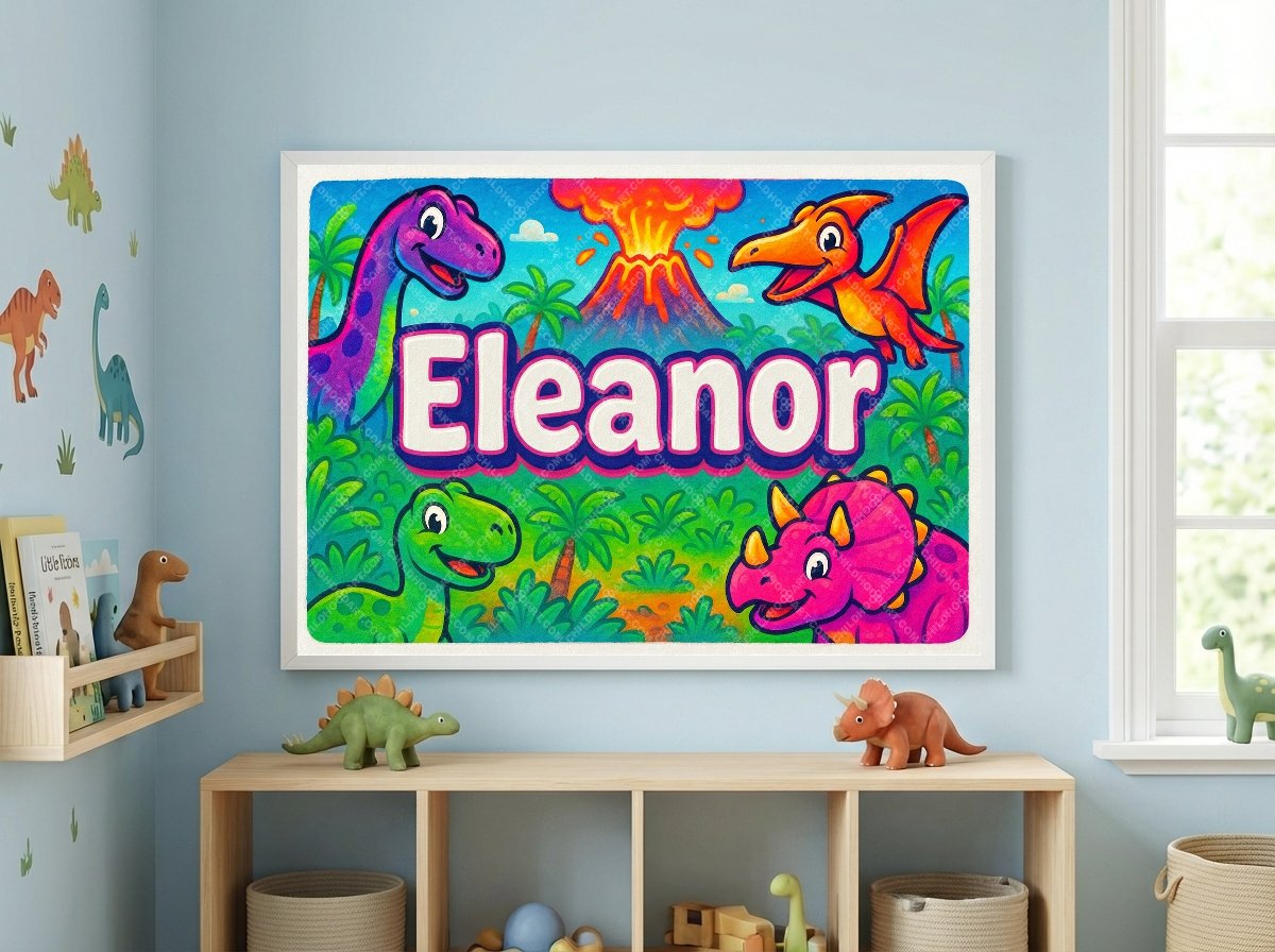 Personalized name art for Eleanor