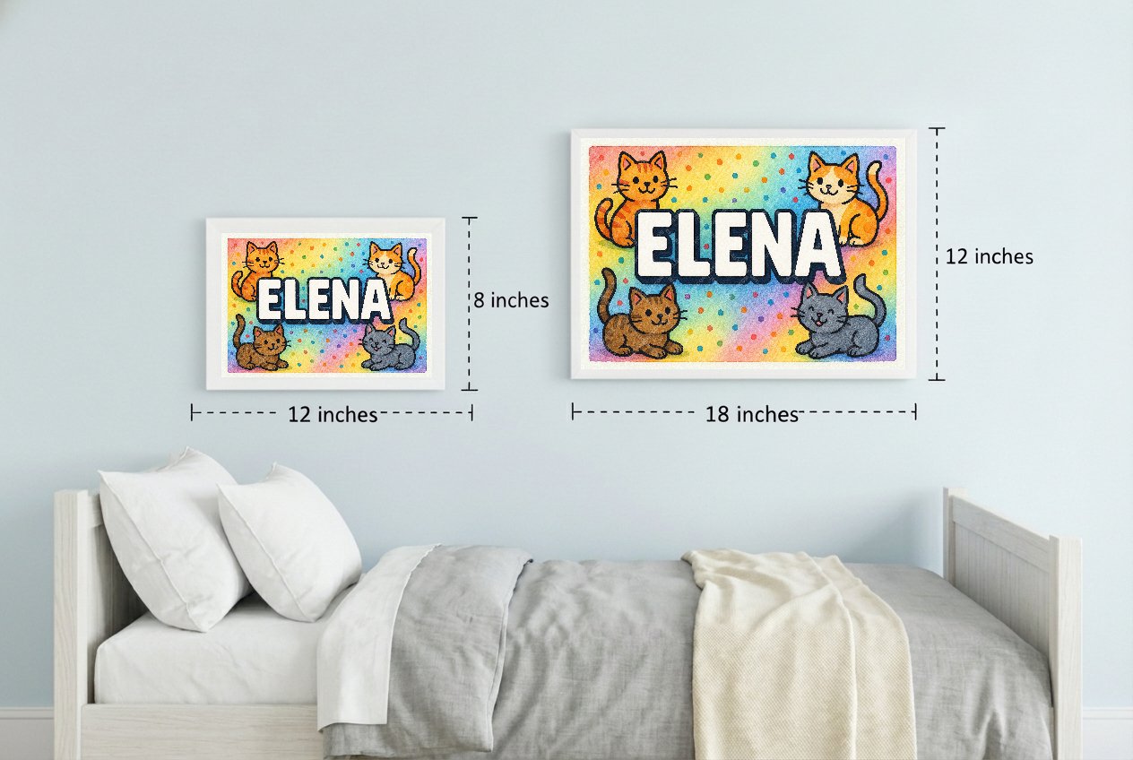 Personalized name art for Elena