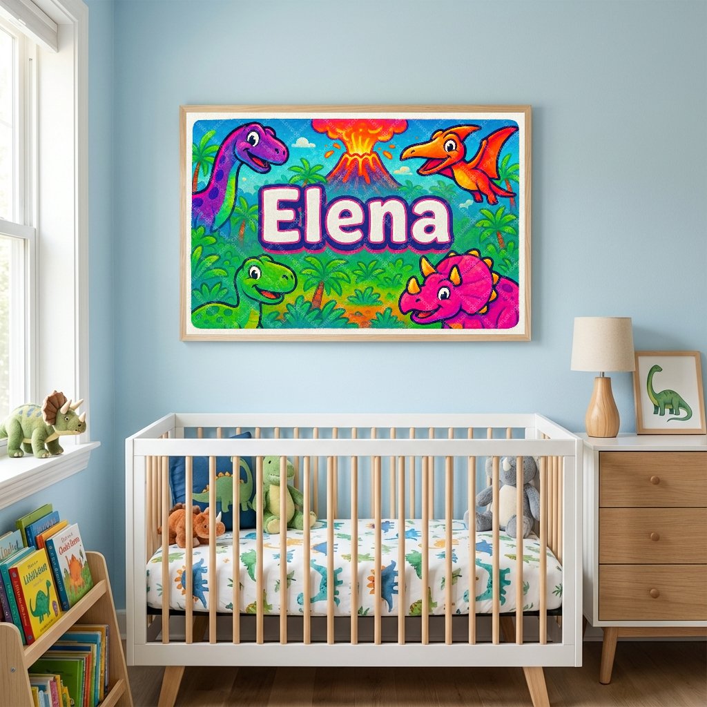 Personalized name art for Elena