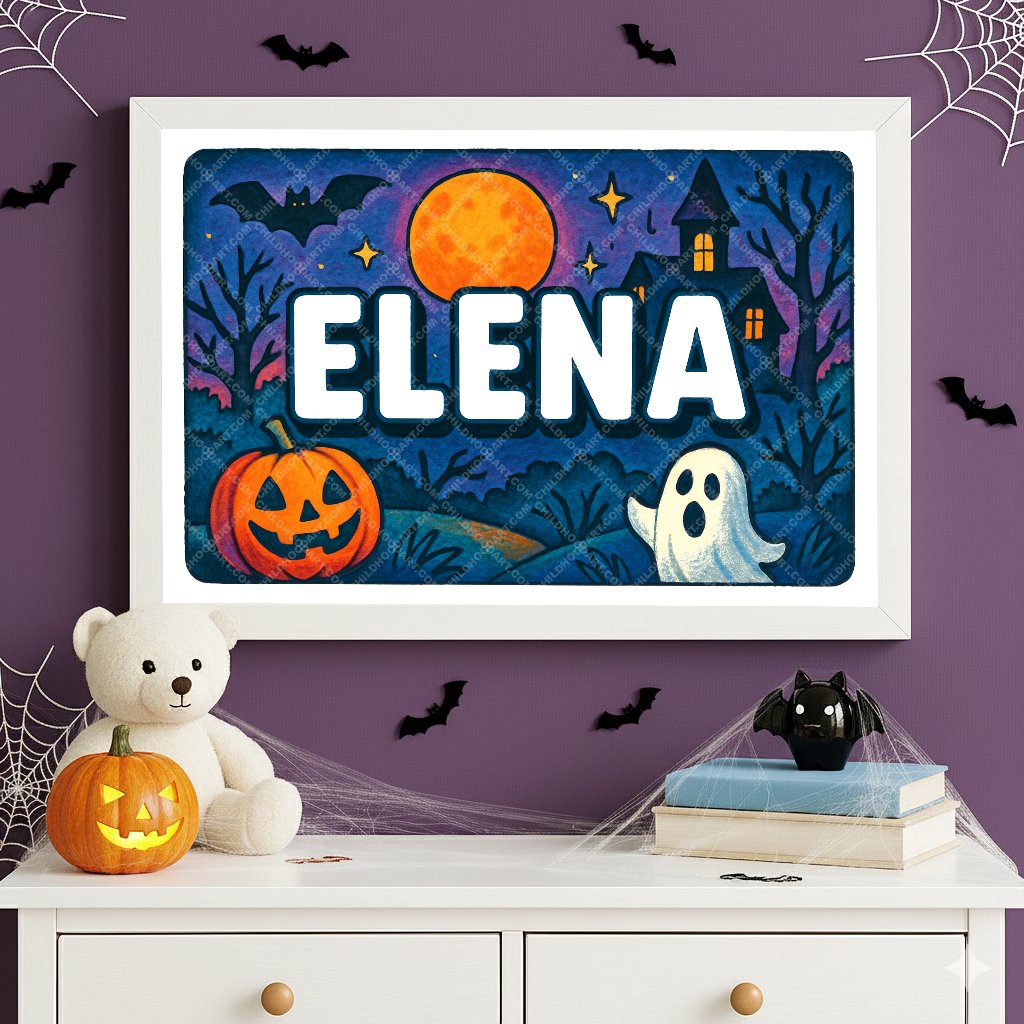 Personalized name art for Elena