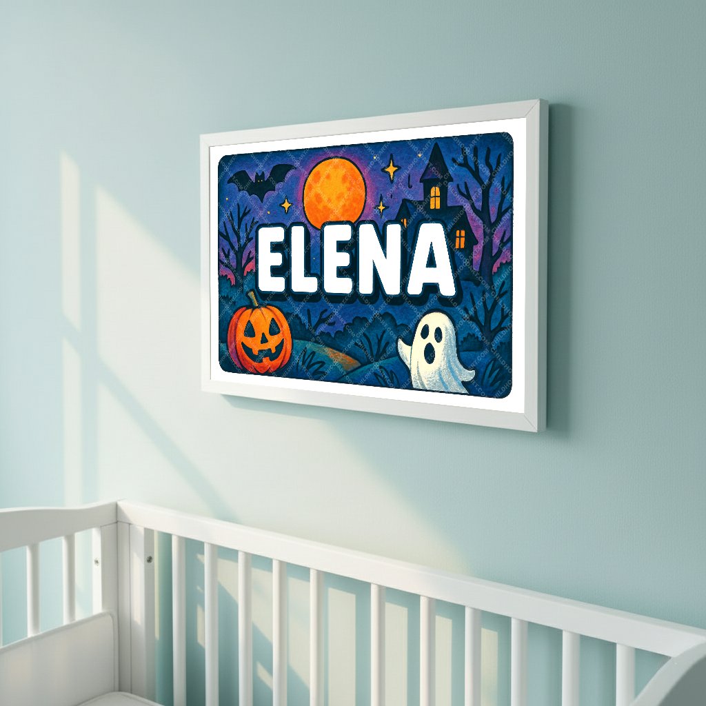 Personalized name art for Elena