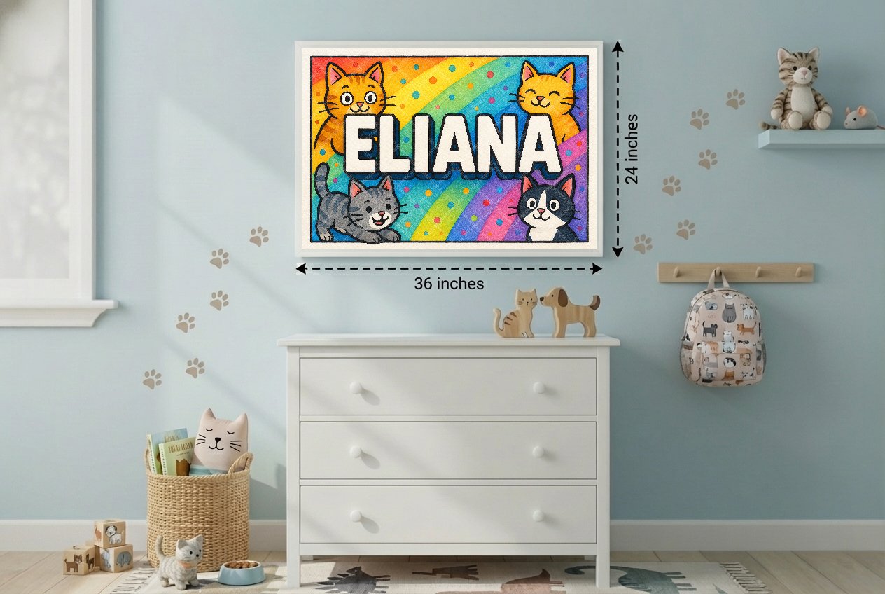 Personalized name art for Eliana