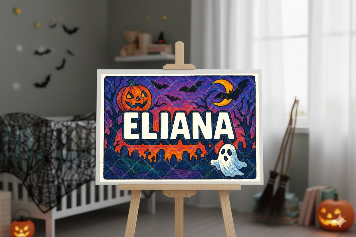Personalized name art for Eliana
