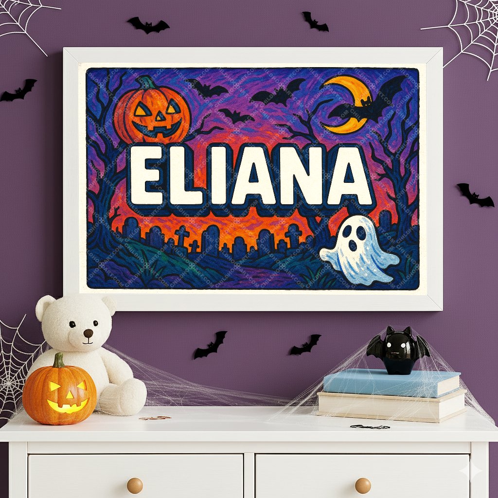 Personalized name art for Eliana
