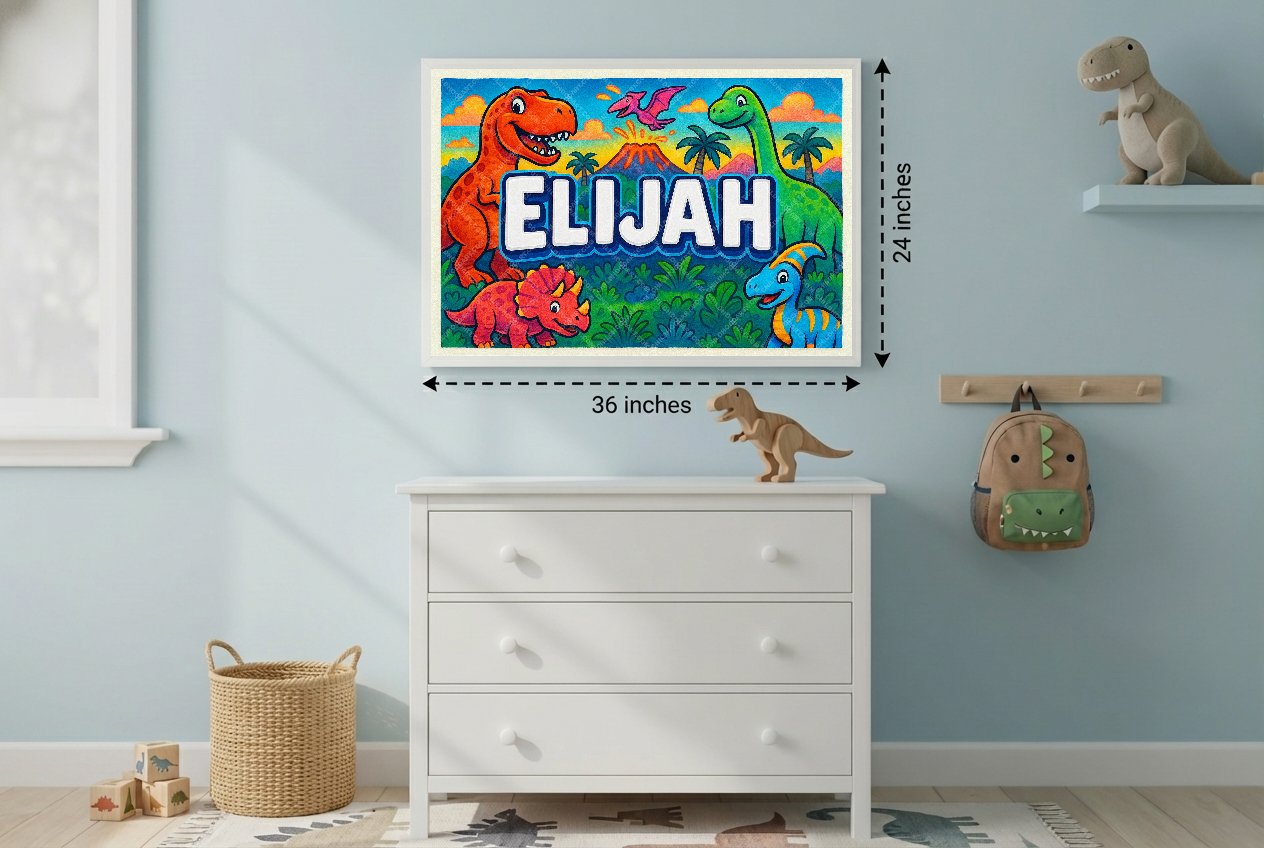 Personalized name art for Elijah