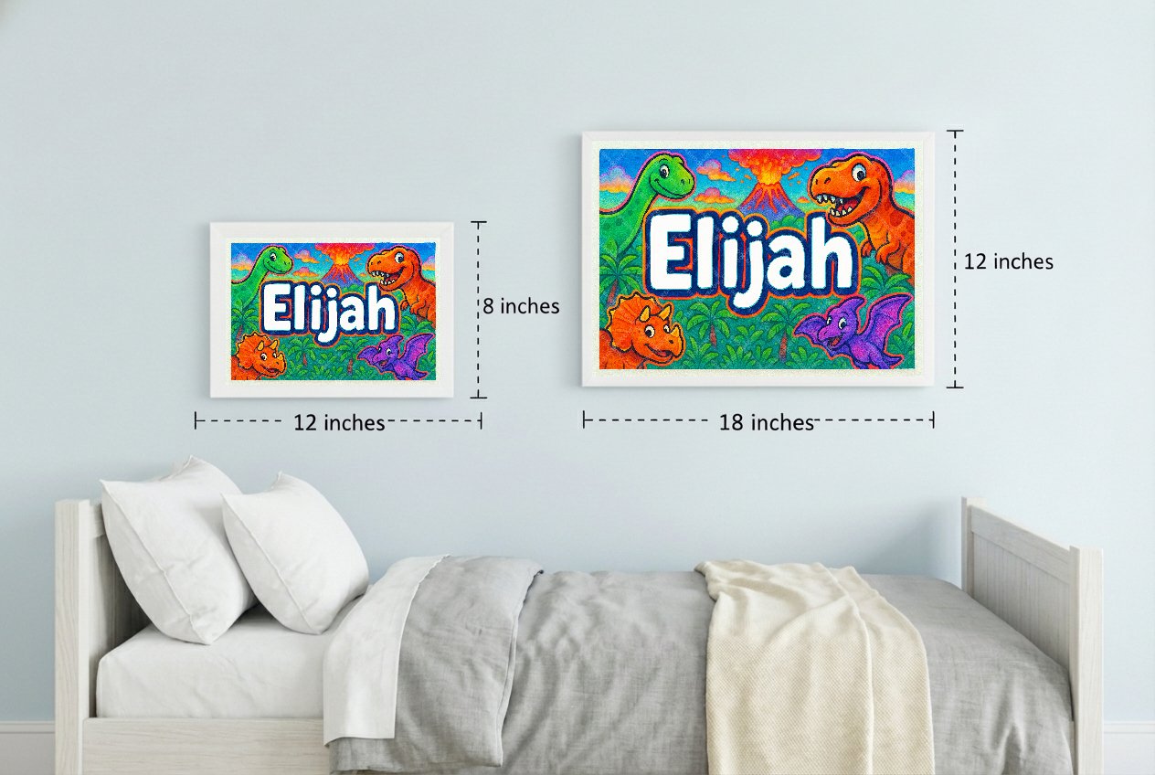 Personalized name art for Elijah
