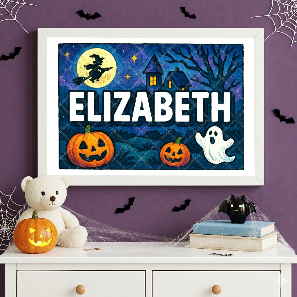 Personalized name art for Elizabeth