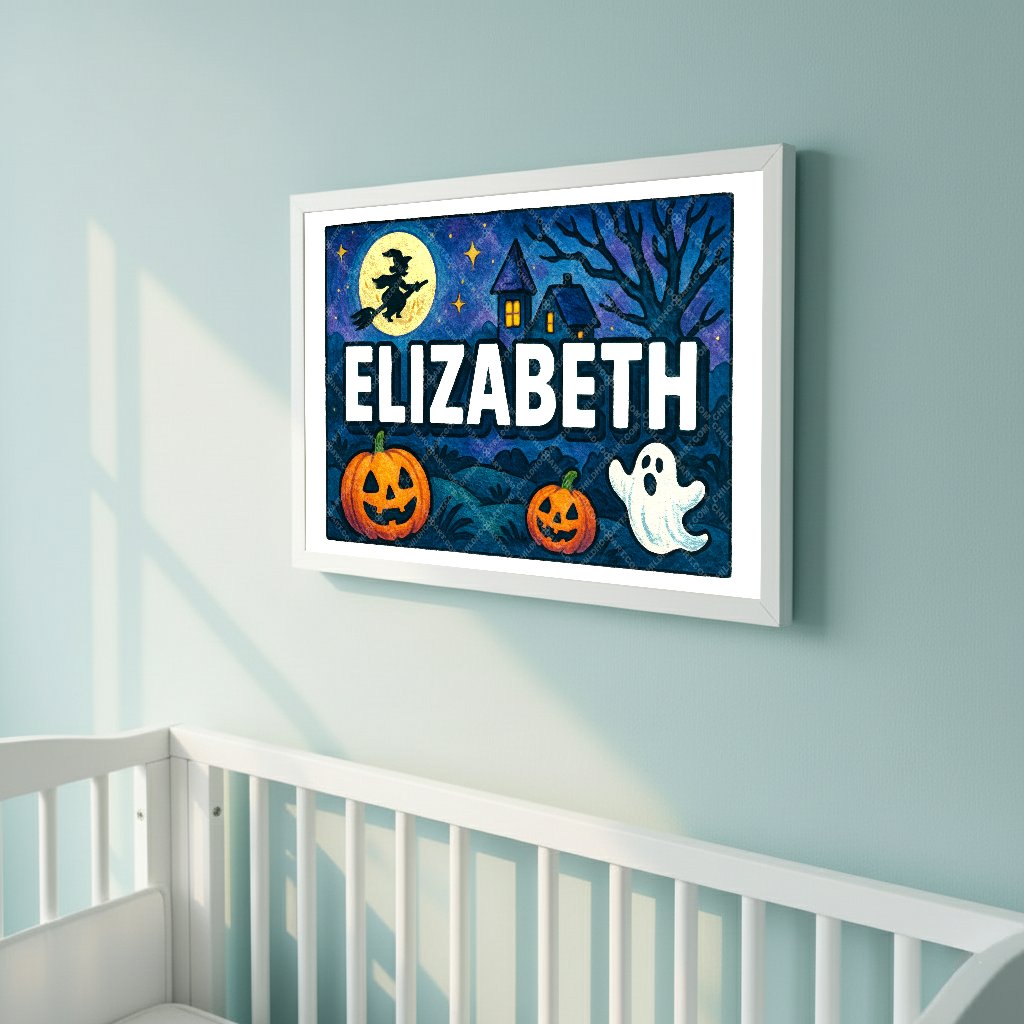 Personalized name art for Elizabeth