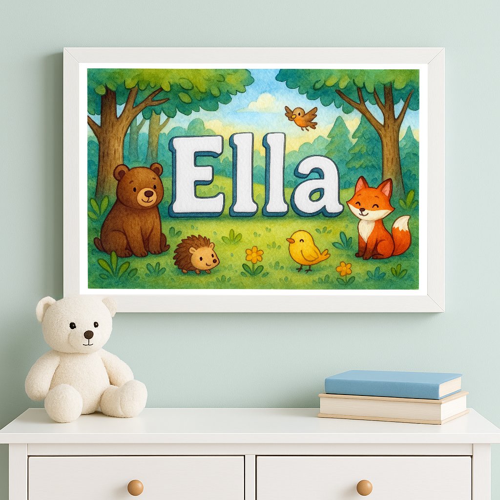 Personalized name art for Ella