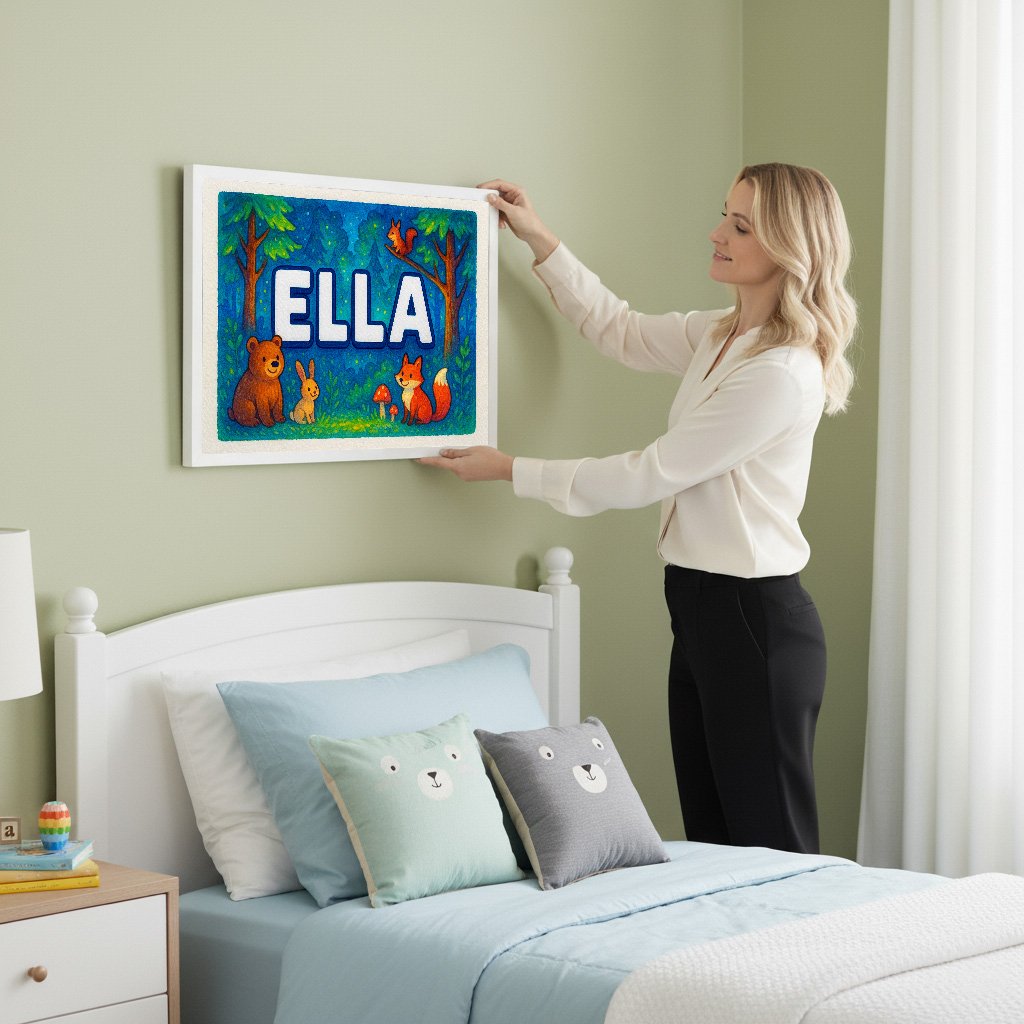 Personalized name art for Ella