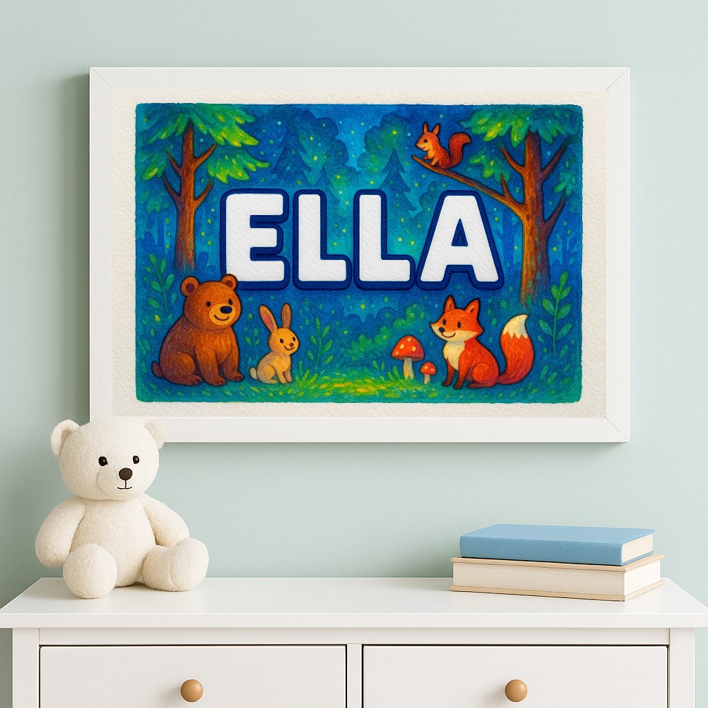 Personalized name art for Ella