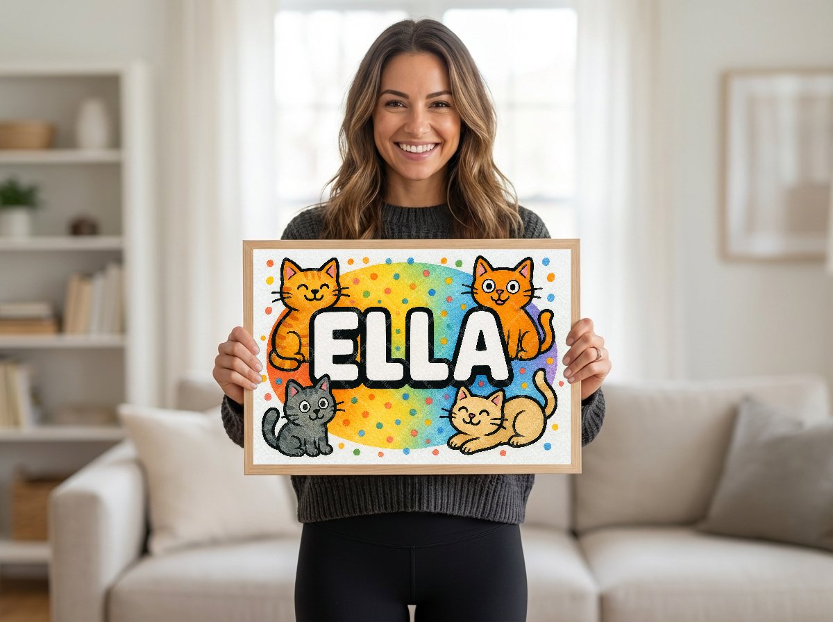 Personalized name art for Ella