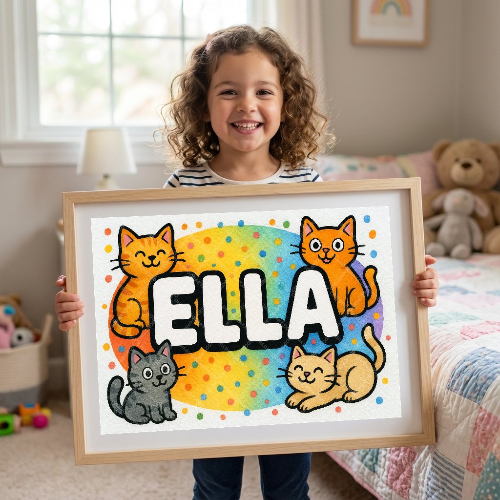 Personalized name art for Ella