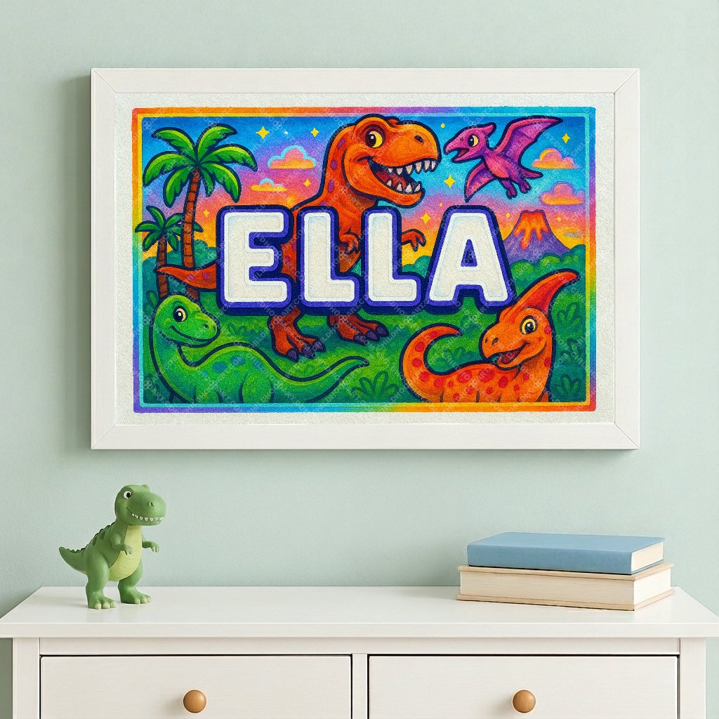Personalized name art for Ella