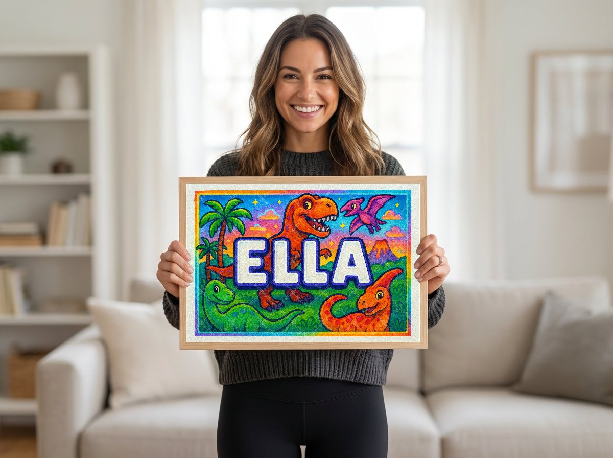 Personalized name art for Ella