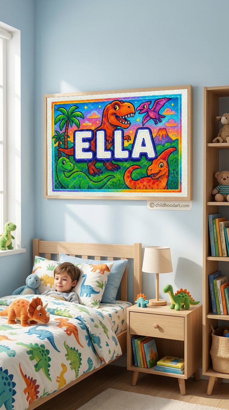 Personalized name art for Ella