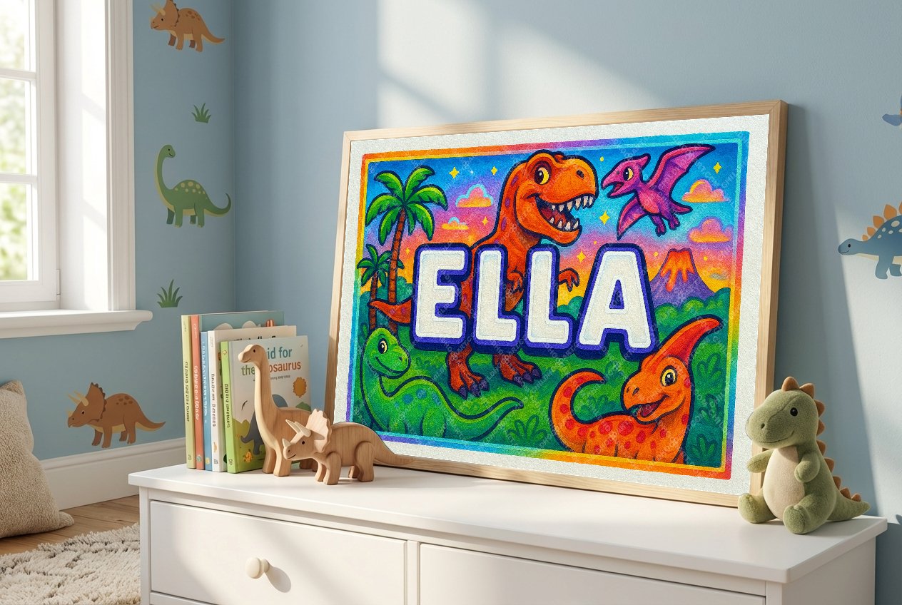 Personalized name art for Ella