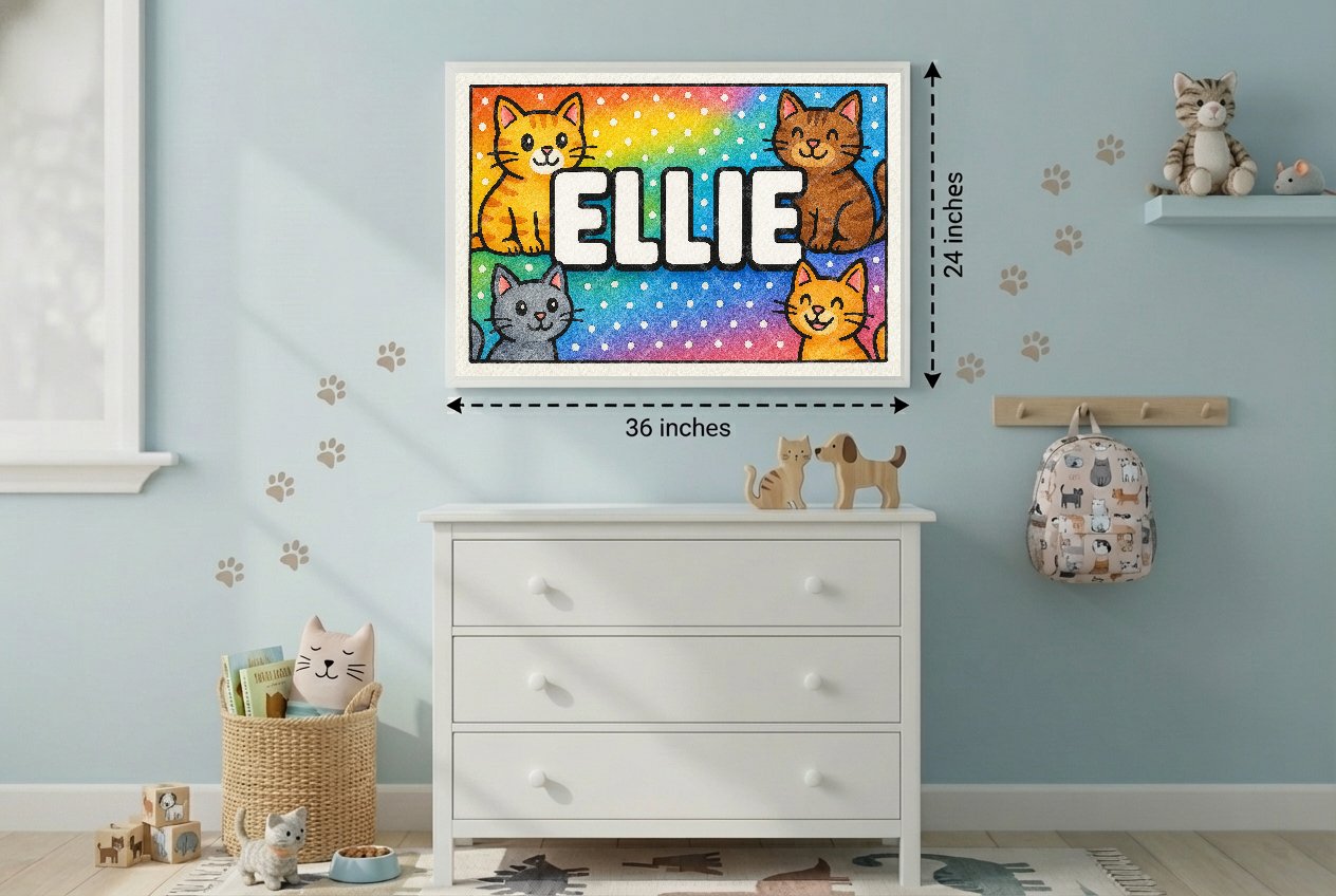Personalized name art for Ellie