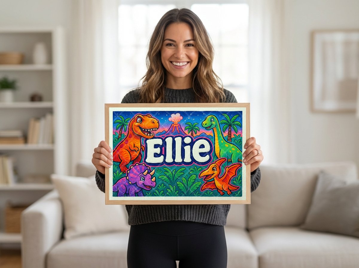 Personalized name art for Ellie