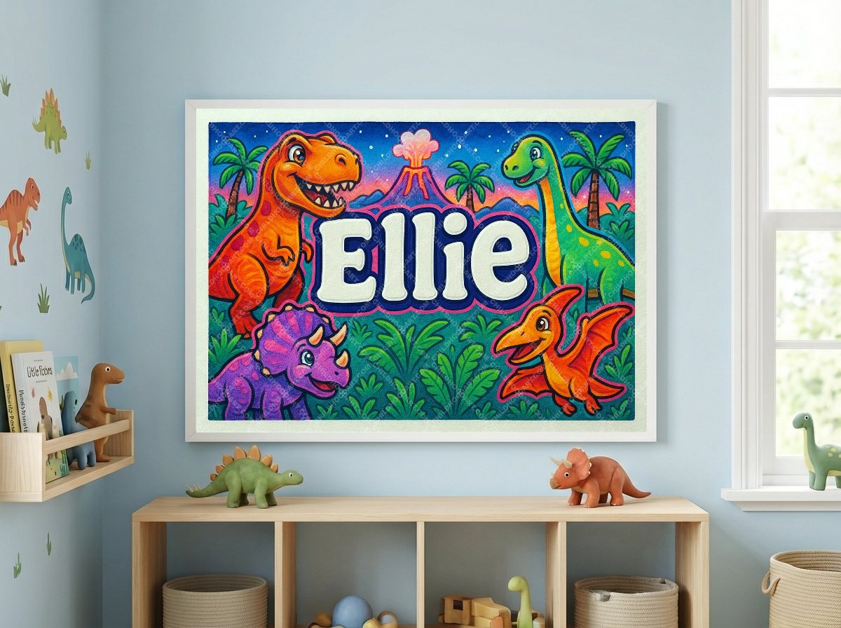 Personalized name art for Ellie