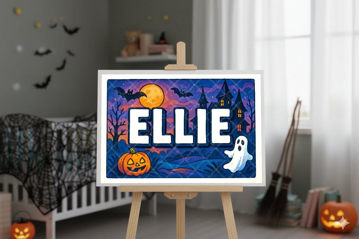 Personalized name art for Ellie