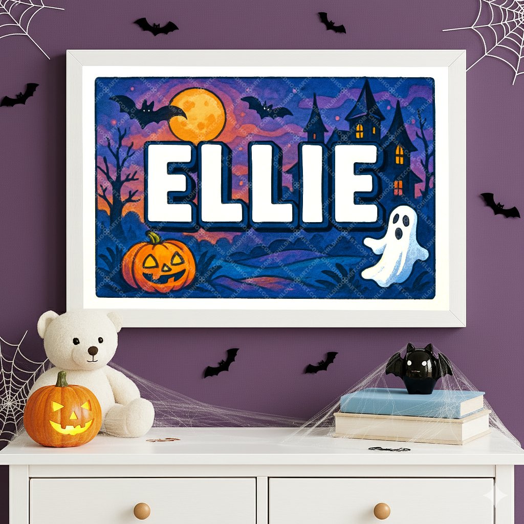 Personalized name art for Ellie