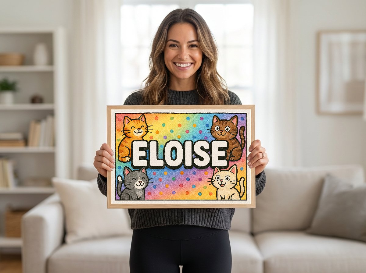 Personalized name art for Eloise
