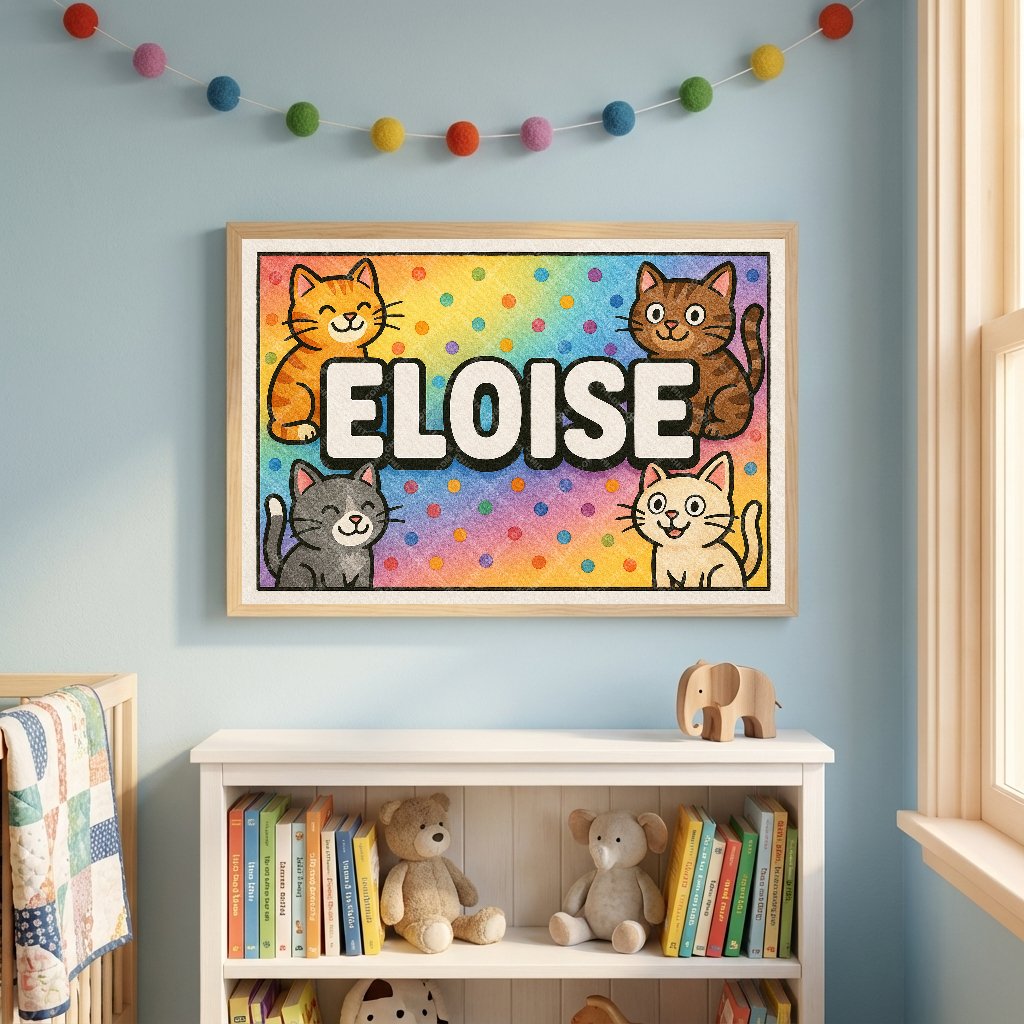 Personalized name art for Eloise