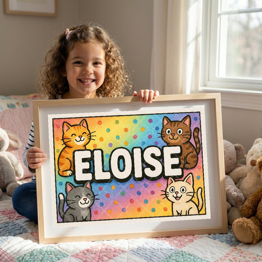 Personalized name art for Eloise