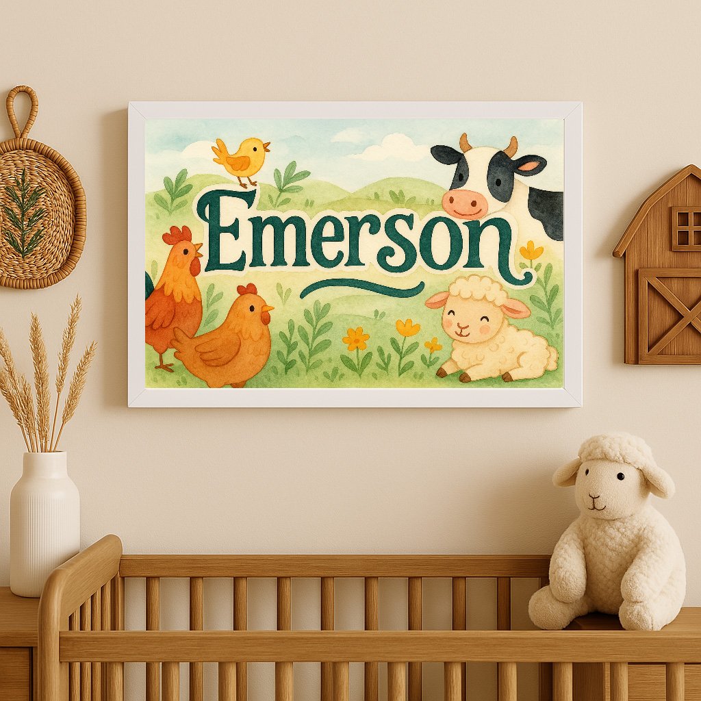Emerson's Customized Farm Name Art 01