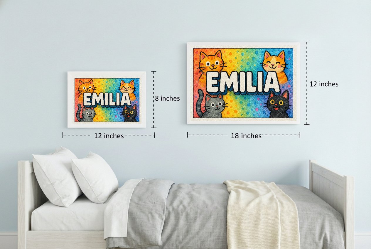 Personalized name art for Emilia