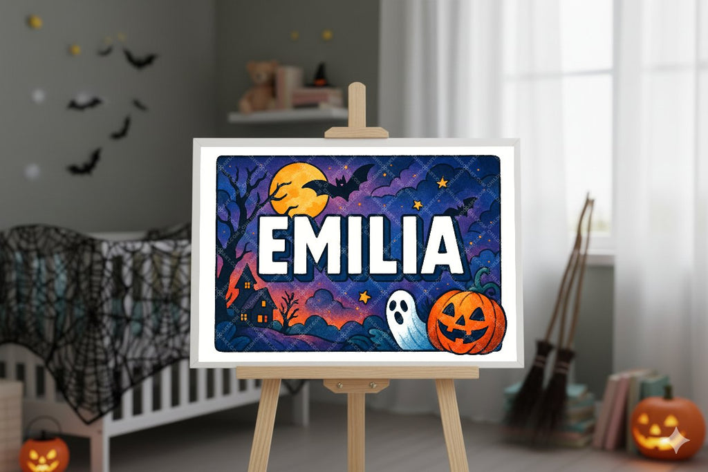 Personalized name art for Emilia