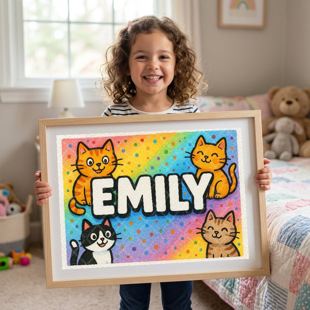 Personalized name art for Emily