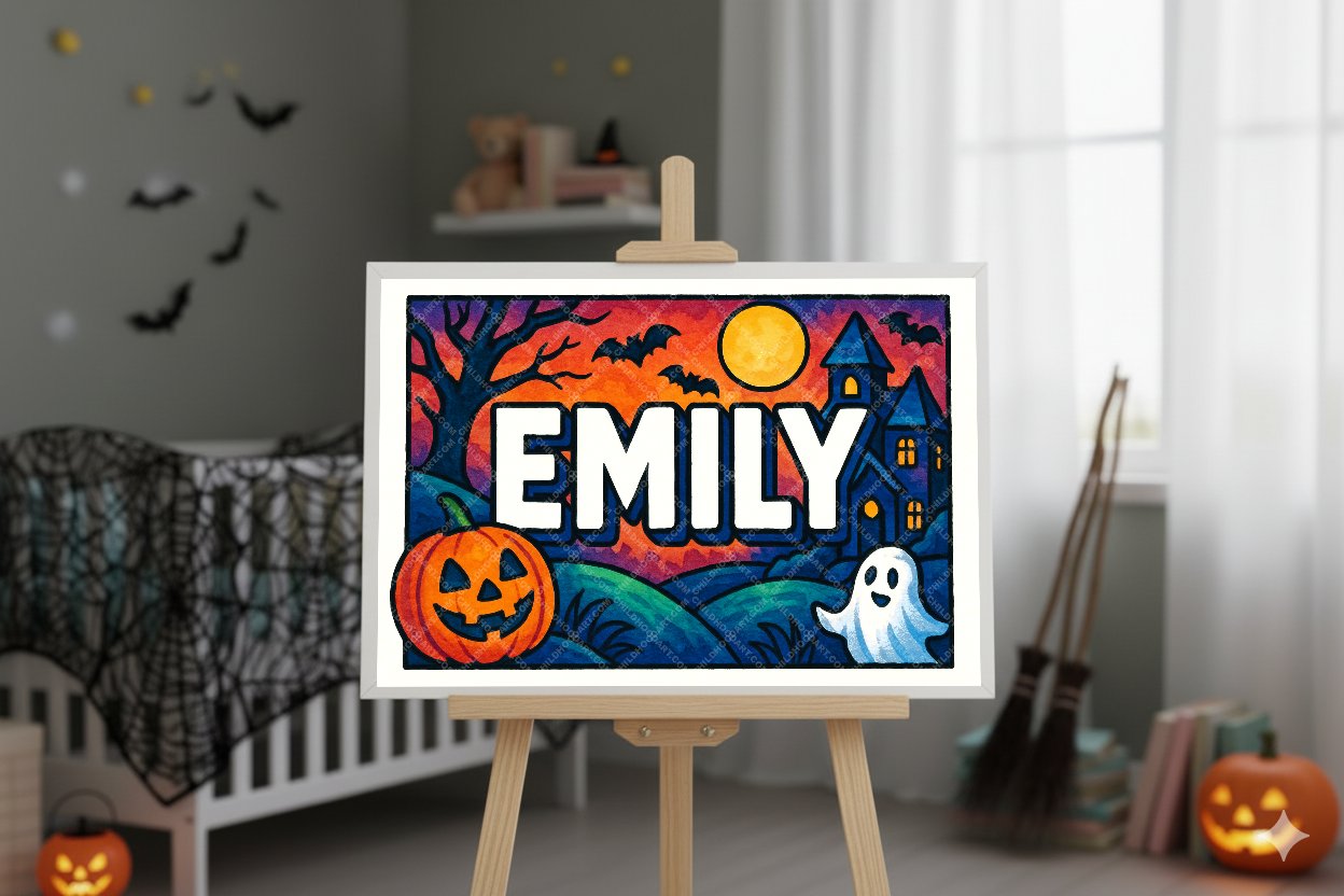 Personalized name art for Emily