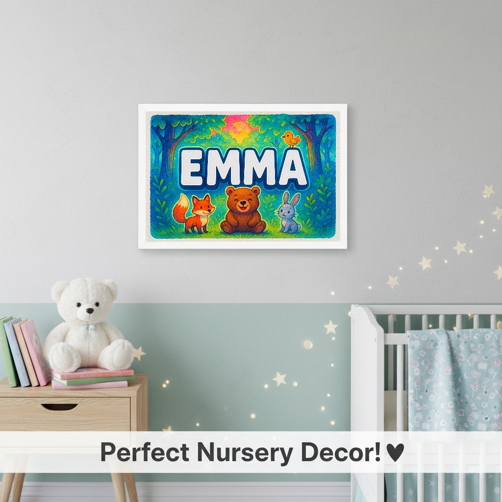 Personalized name art for Emma