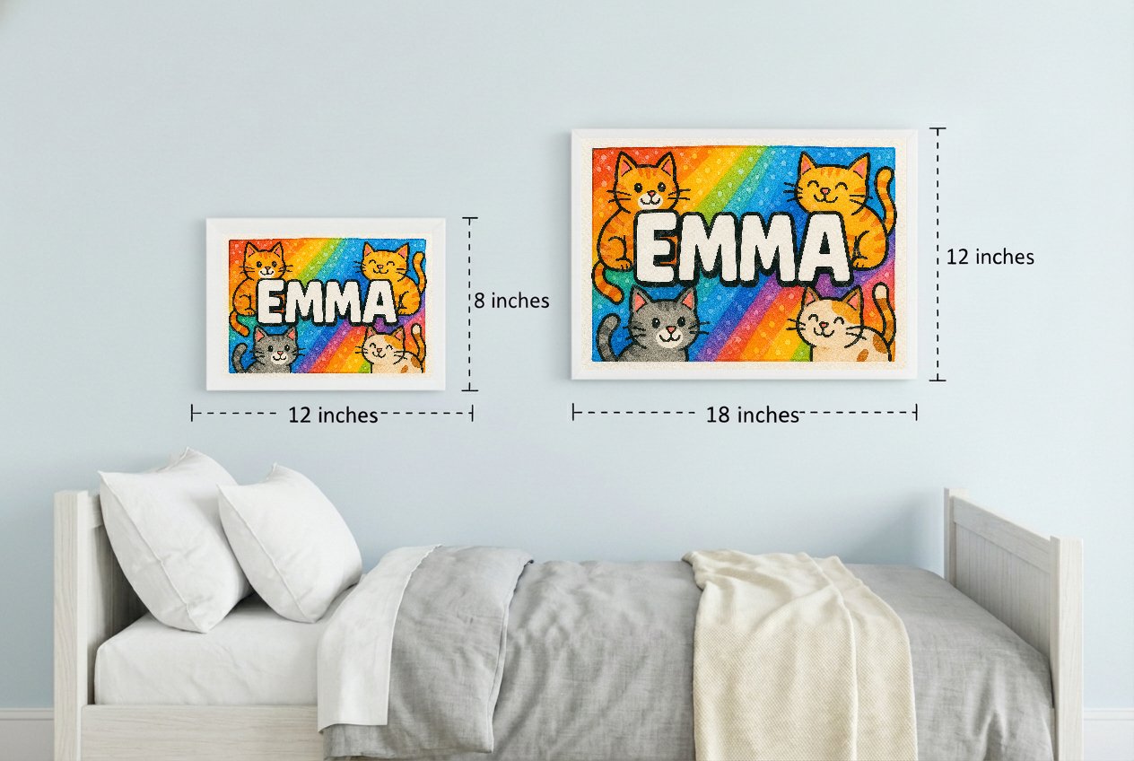 Personalized name art for Emma