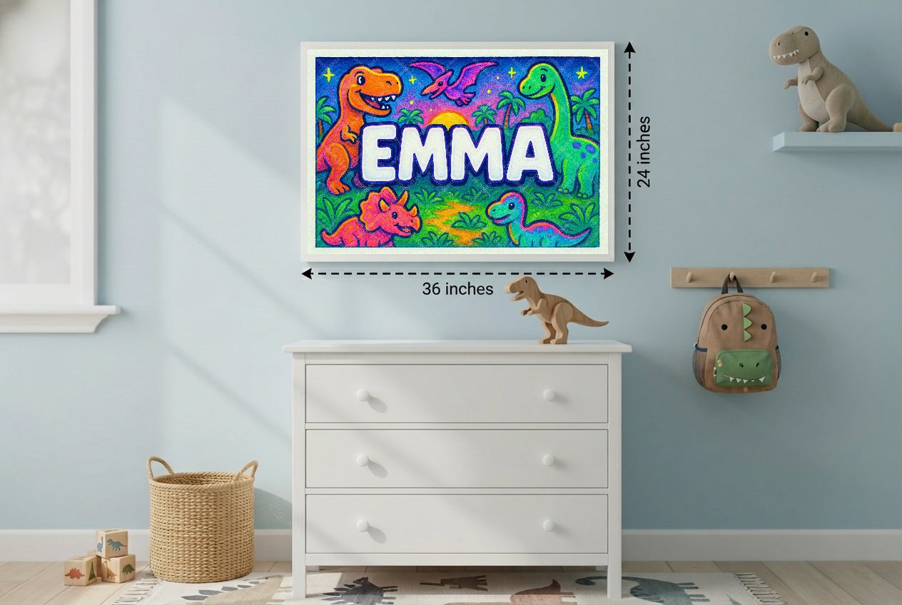 Personalized name art for Emma