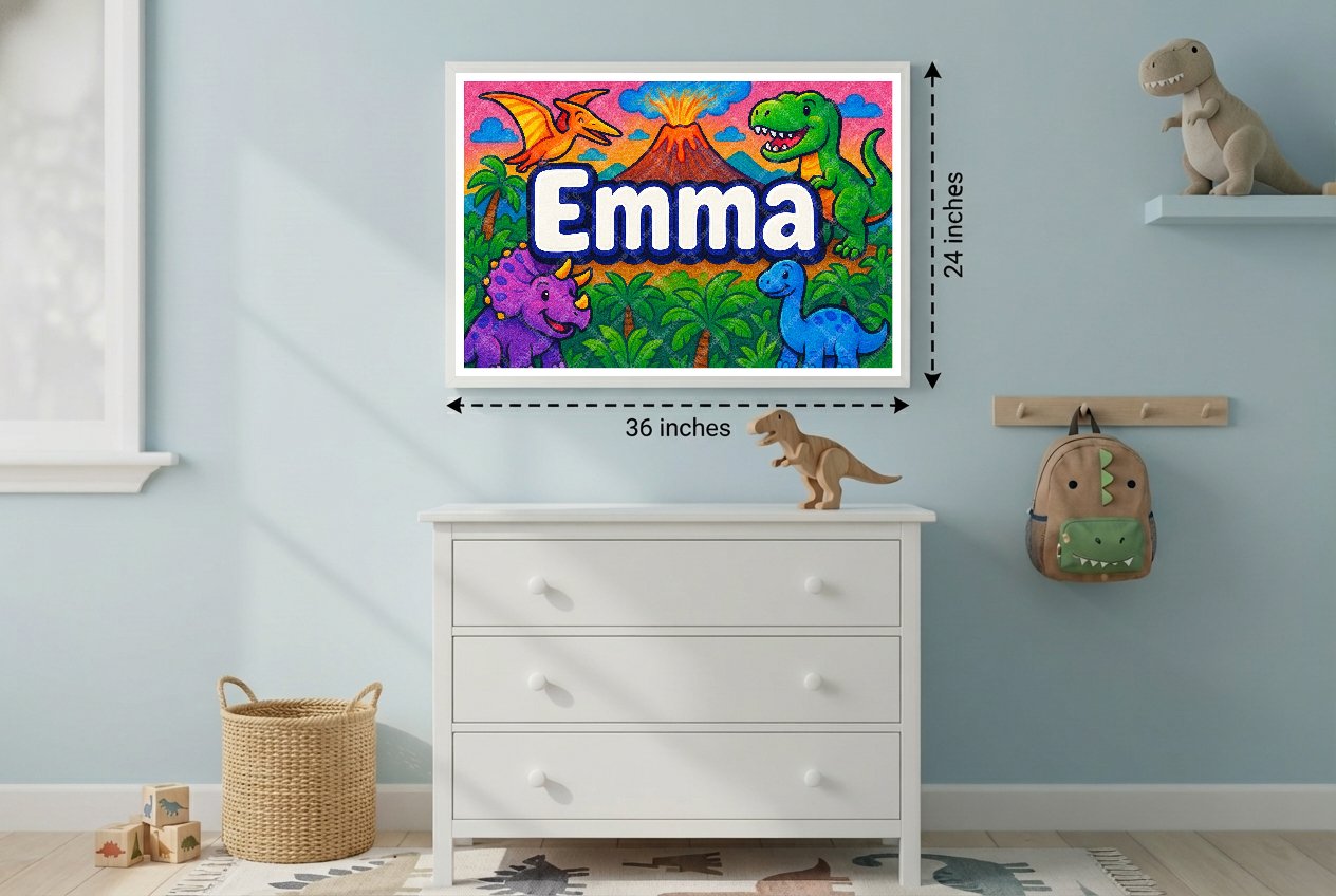 Personalized name art for Emma
