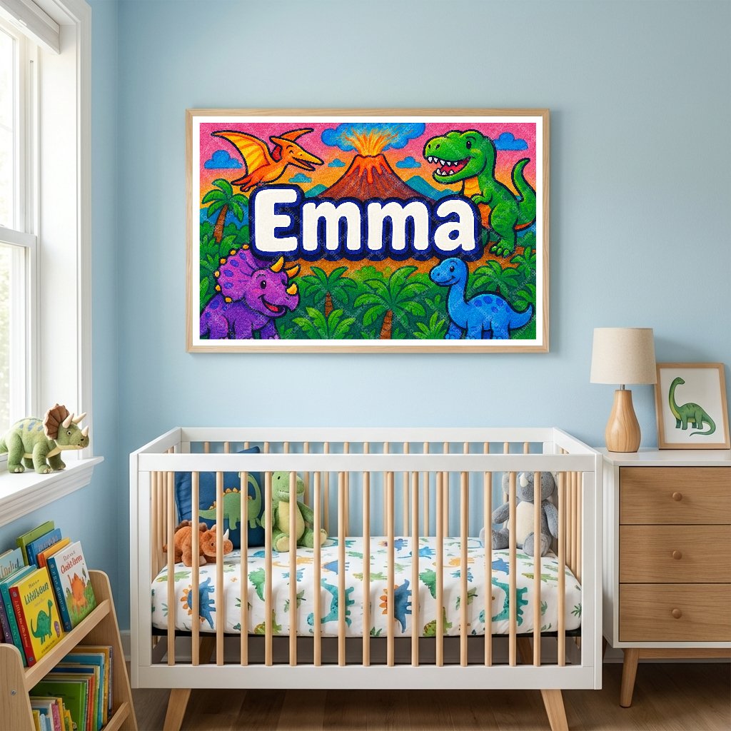 Personalized name art for Emma