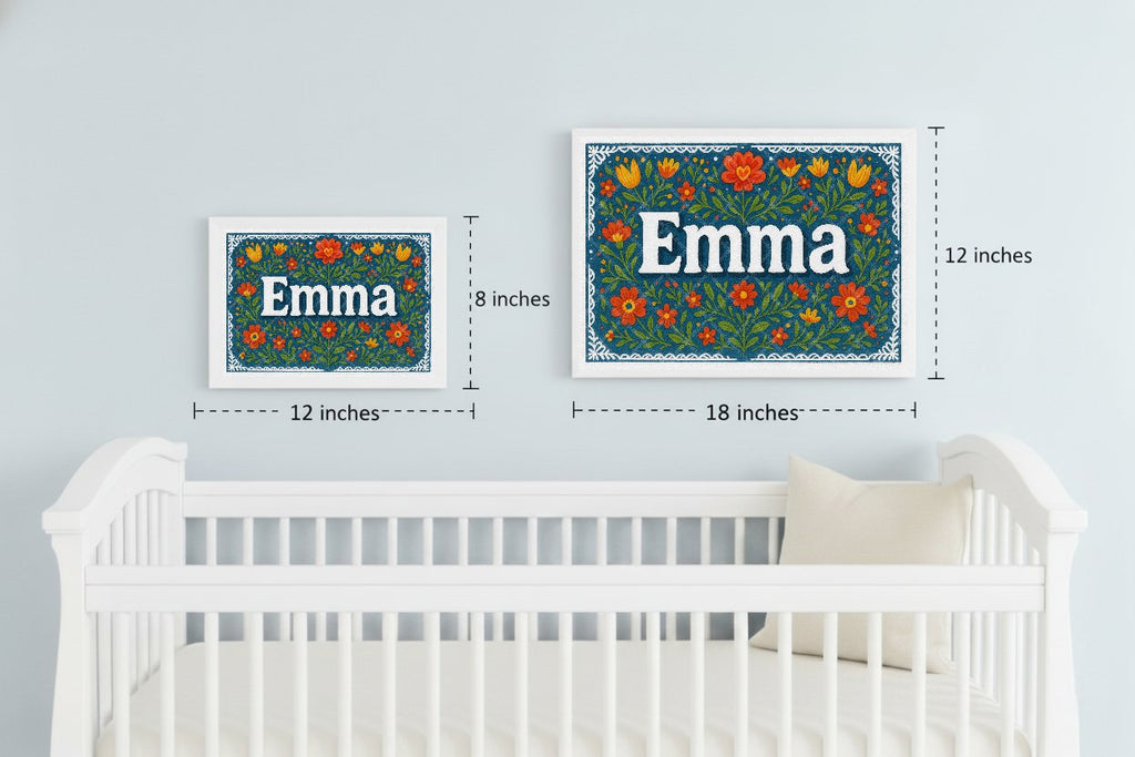 Personalized name art for Emma